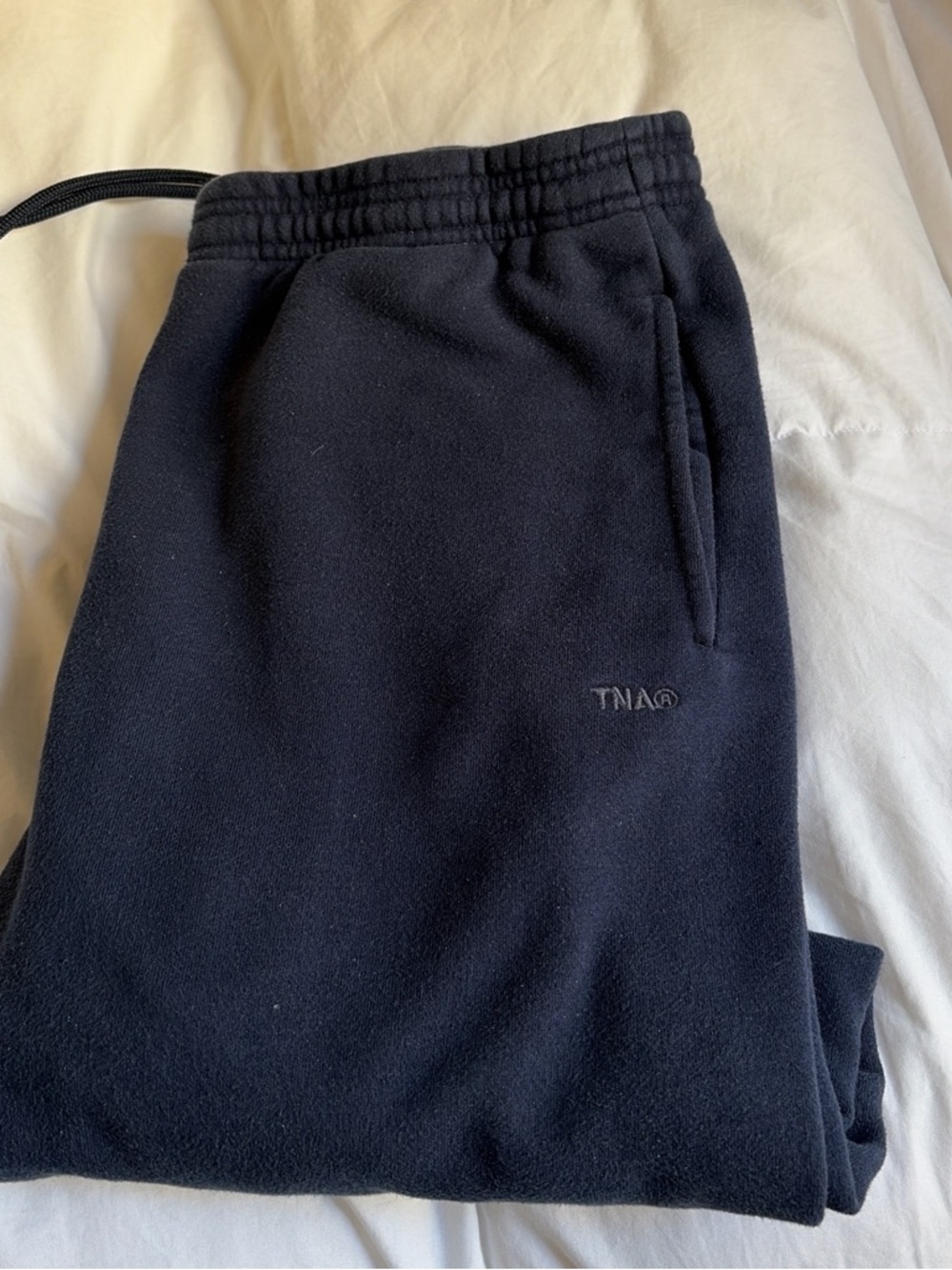 TNA Navy Fleece Joggers